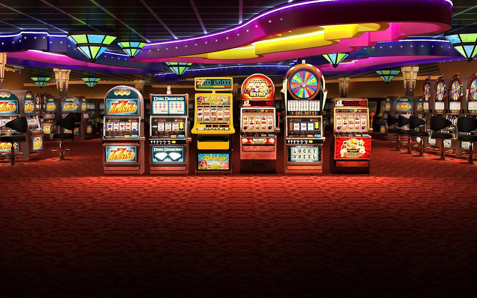 Pilihan permainan slot CENDANA777 pada layar digital